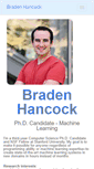 Mobile Screenshot of bradenhancock.com